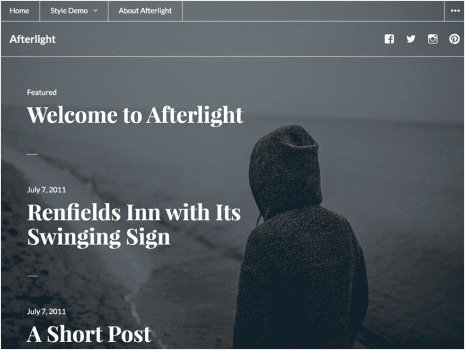 Theme preview for afterlight