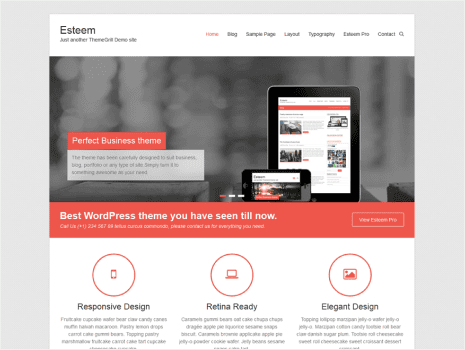 Theme preview for esteem