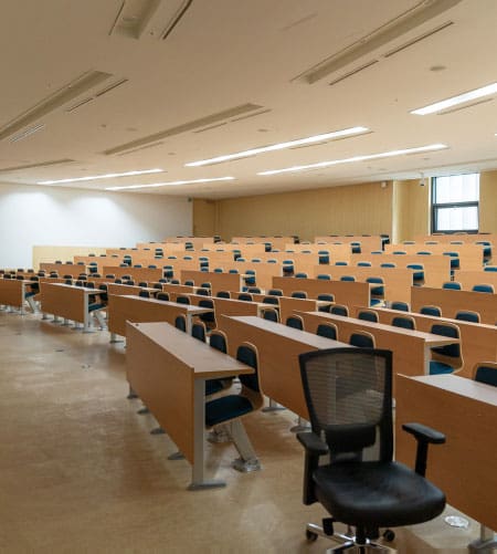 Picture of an empty classroom