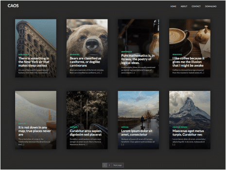 Theme preview for caos