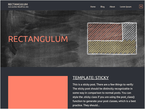Theme preview for rectangulum