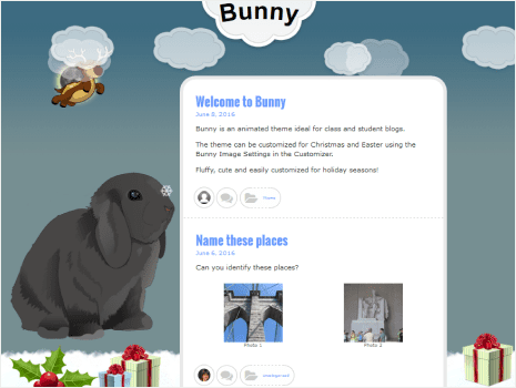 Theme preview for bunny