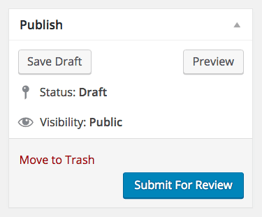 Students can submit posts for review which you then publish to your blog