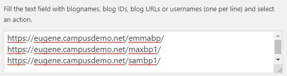 Add blog URLs