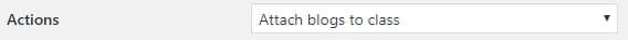 Attach blogs to class