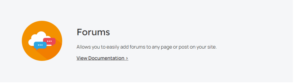 Forum plugin