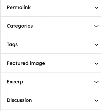 Changing permalinks