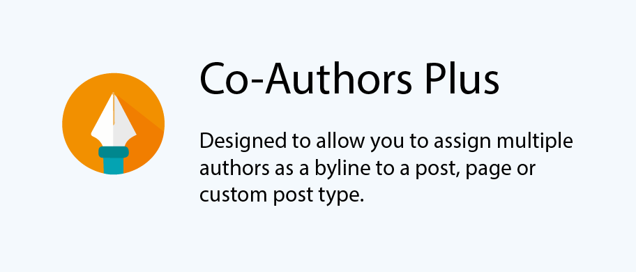 Co Authors Plus plugin