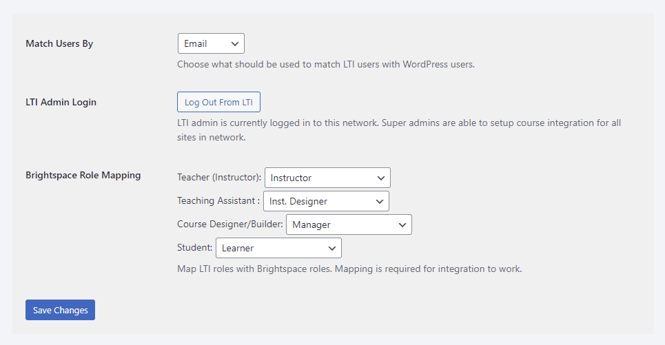 Configure Brightspace as LTI provider